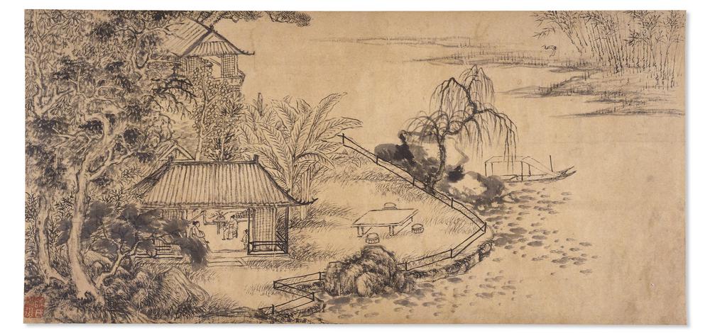 图片[1]-handscroll; painting BM-1981-1110-0.1-China Archive